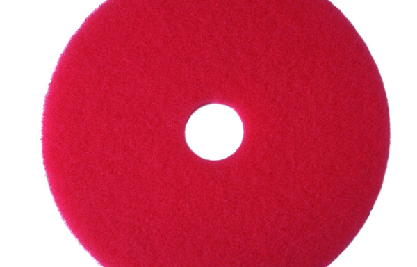 FLOOR SCRUBBING PAD 17″ RED